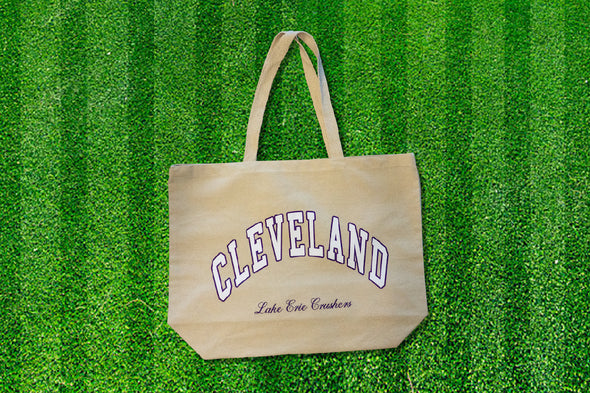 Emily Roggenburk X Lake Erie Crushers Canvas Tote