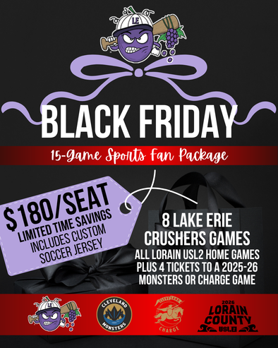 Black Friday 15-Game Sports Fan Plan + Custom Soccer Jersey