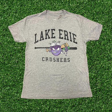 Lake Erie Crushers Arch Bat T-shirt