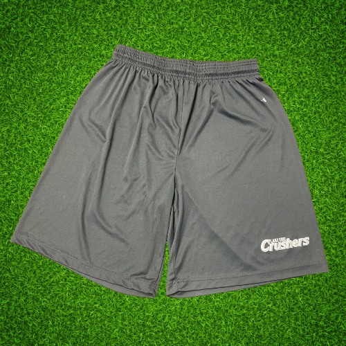 Shorts -Grey Athletic Logoed Batting Practice