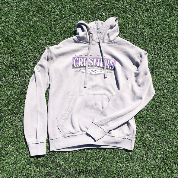 Men’s Long Sleeve Burnout Wash Fleece Hoodie