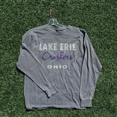 Long sleeve dyed ringspun t- shirt