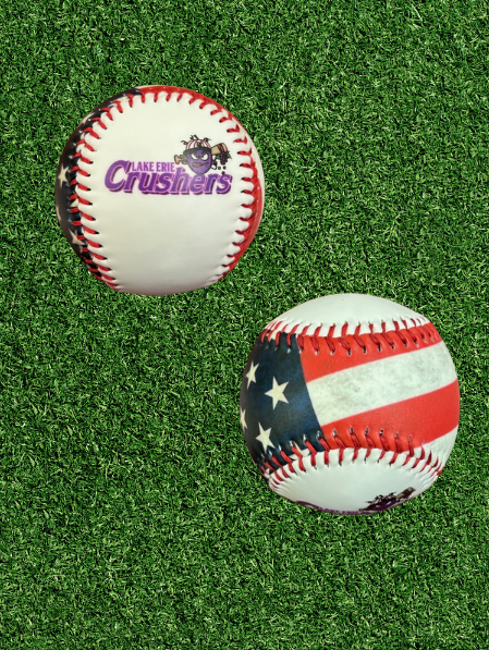 American Flag baseball