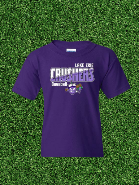 Lake Erie Crushers Baseball Stitch T Shirt