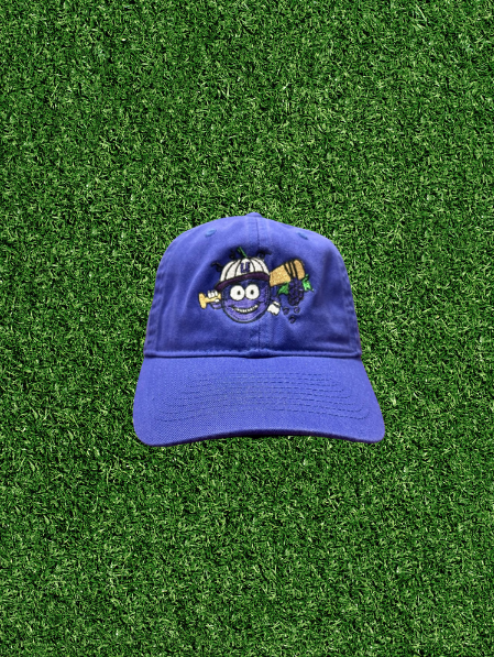 Happy Grape Logo Unconstructed Twill hat