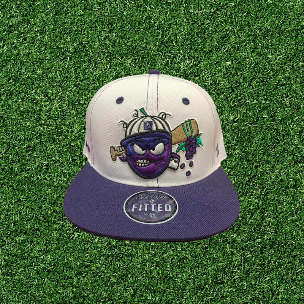 lake erie monsters hat White Home Hat Fitted – Lake Erie Crushers
